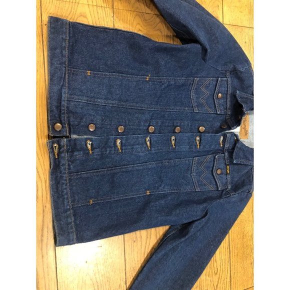 Jean Jacket Wangler XL Dark Jean Colored - Picture 2 of 12